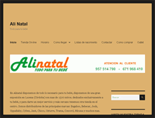 Tablet Screenshot of alinatal.com